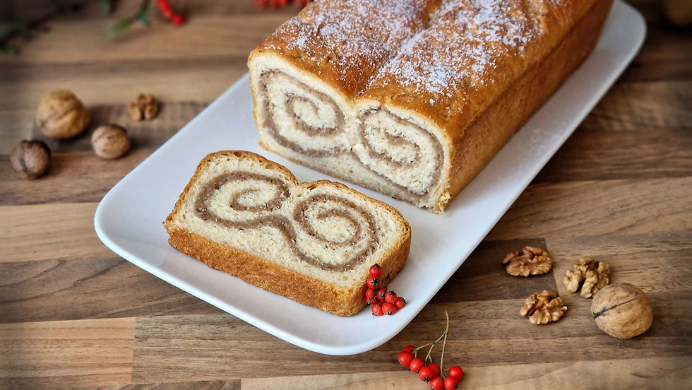 weltbeste Nusspotize, Nussstrudel saftig, saftige Nusspotize, Omas Nussstrudel