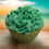 Thumbnail: Mint cupcake soap with swirls