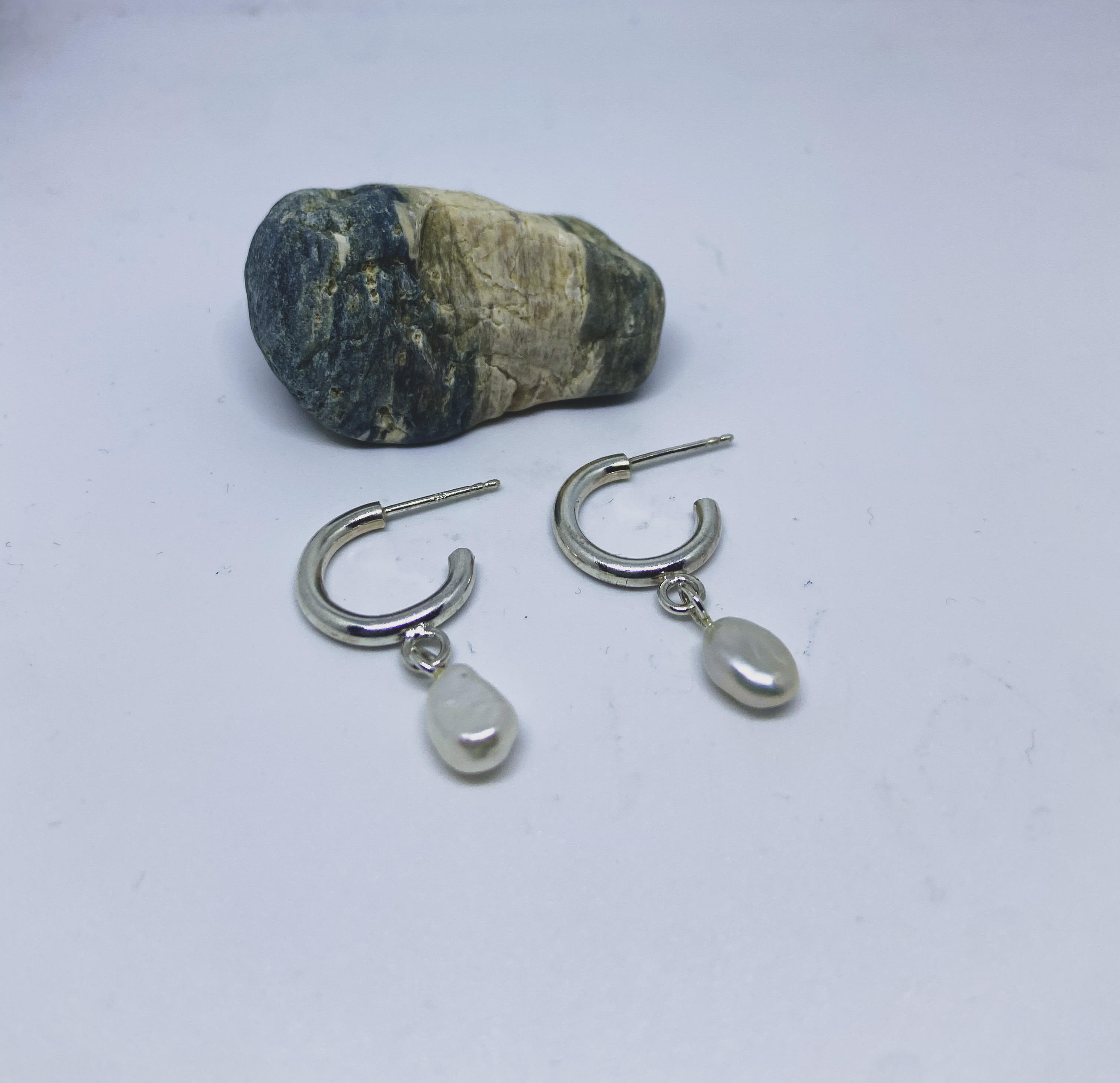 Dual pearls - Earrings