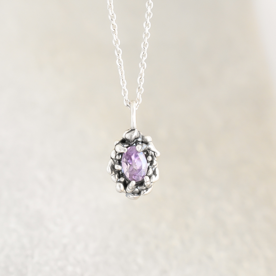BARNACLE - Amethyst pendant
