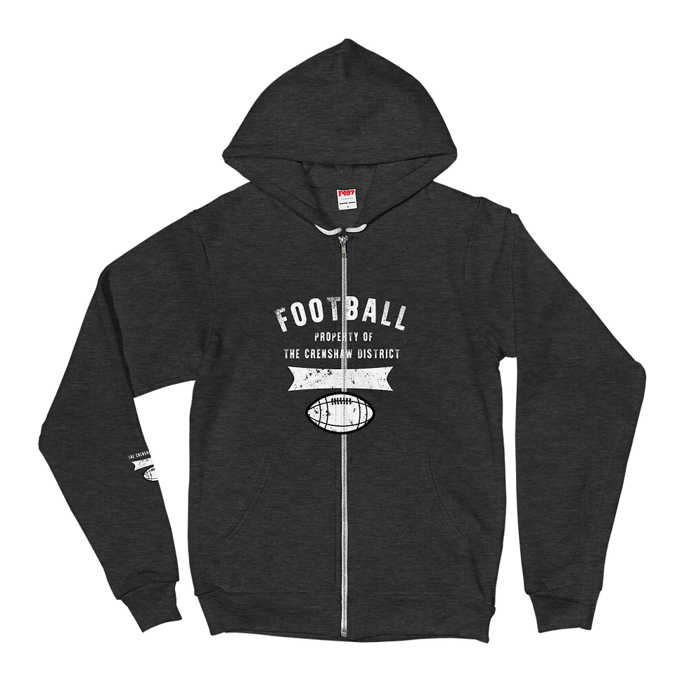 Football Zip Hoodie