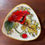 Thumbnail: RED POPPY - SQUARE PLATE - TRIANGULAR BOWL