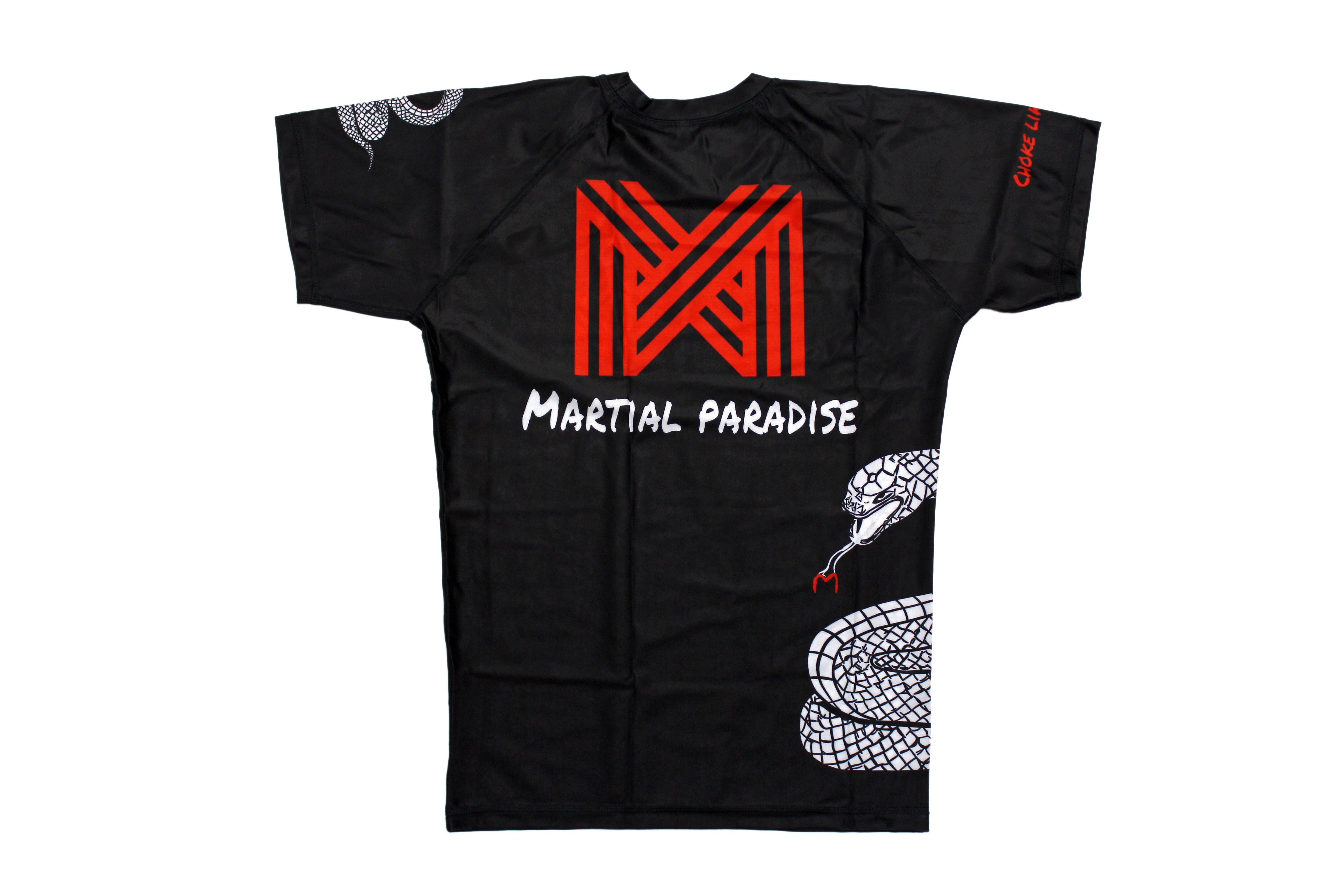 Kids Rash Guard Short-sleeve BJJ/MMA  - 'Choke like a snake'