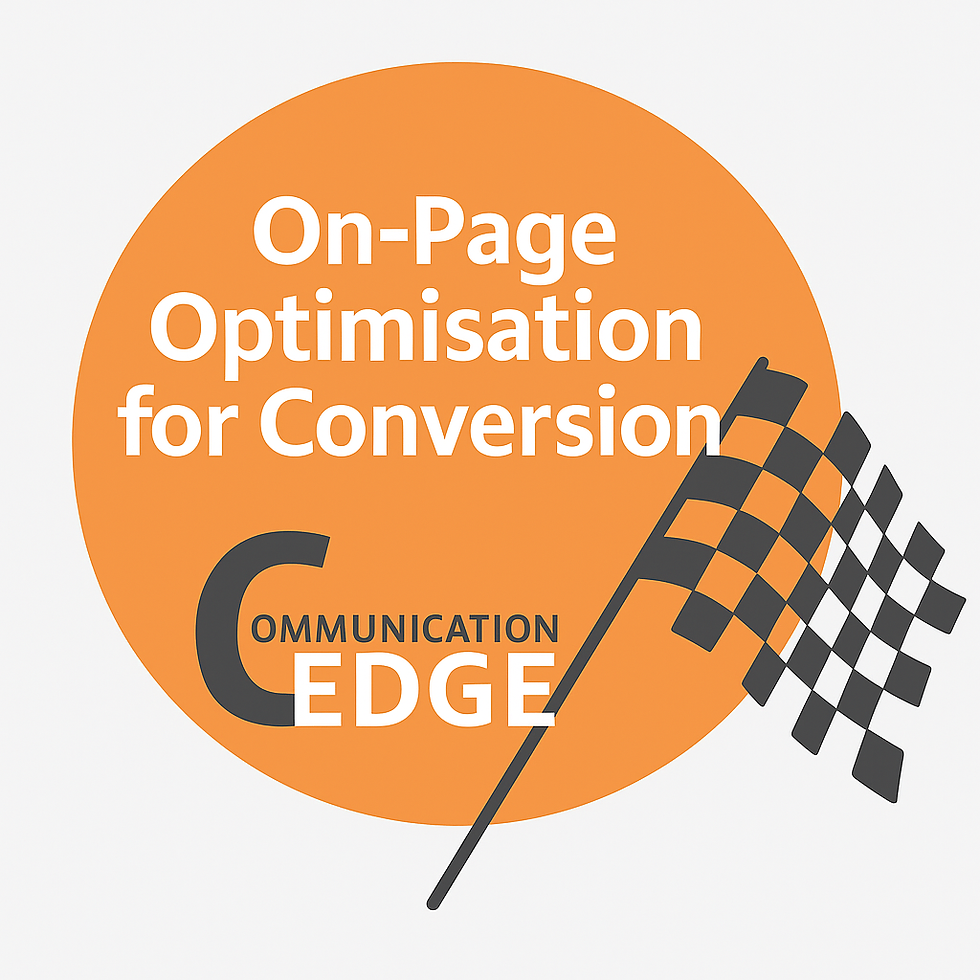 On-page optimisation for conversion