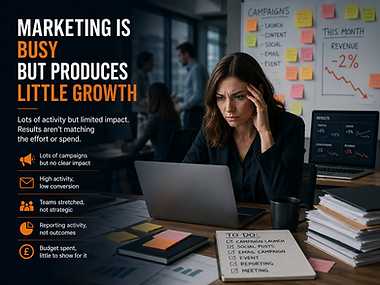 marketing busy but no growth