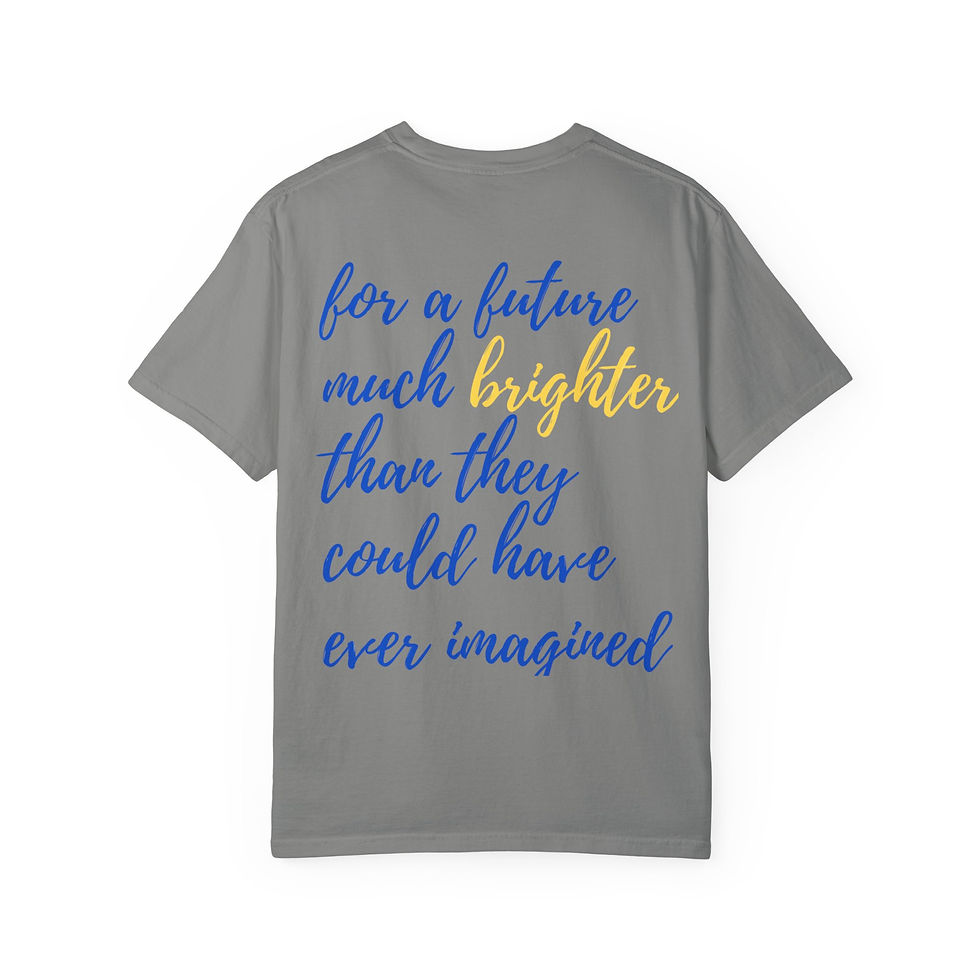 Miniatura: Unisex T-Shirt - 'For a Future Much Brighter'