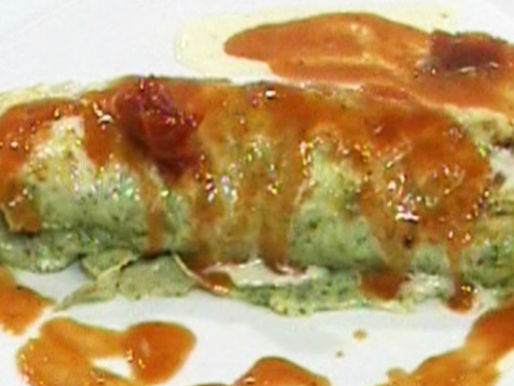 CANELONES VERDES DE QUESO / CHEESE GREEN ENCHILADAS