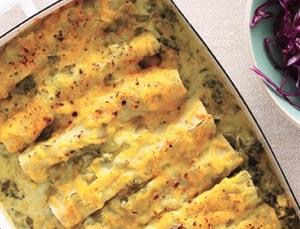 Creamy Spinach Cannelloni OR ENCHILADAS