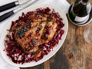 Honey-Glazed Sesame Chicken / Jamie Geller