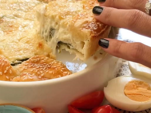 BUREKA CHEESE AND SPINACH QUICHE