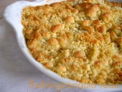 CRUMBLE DE MANZANA DE REPOSTERIA / BAKERY APPLE CRUMBLE