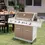 Thumbnail: Backyard Portable Barbecue Grill Sear Burner Rear Burner and Side Burner