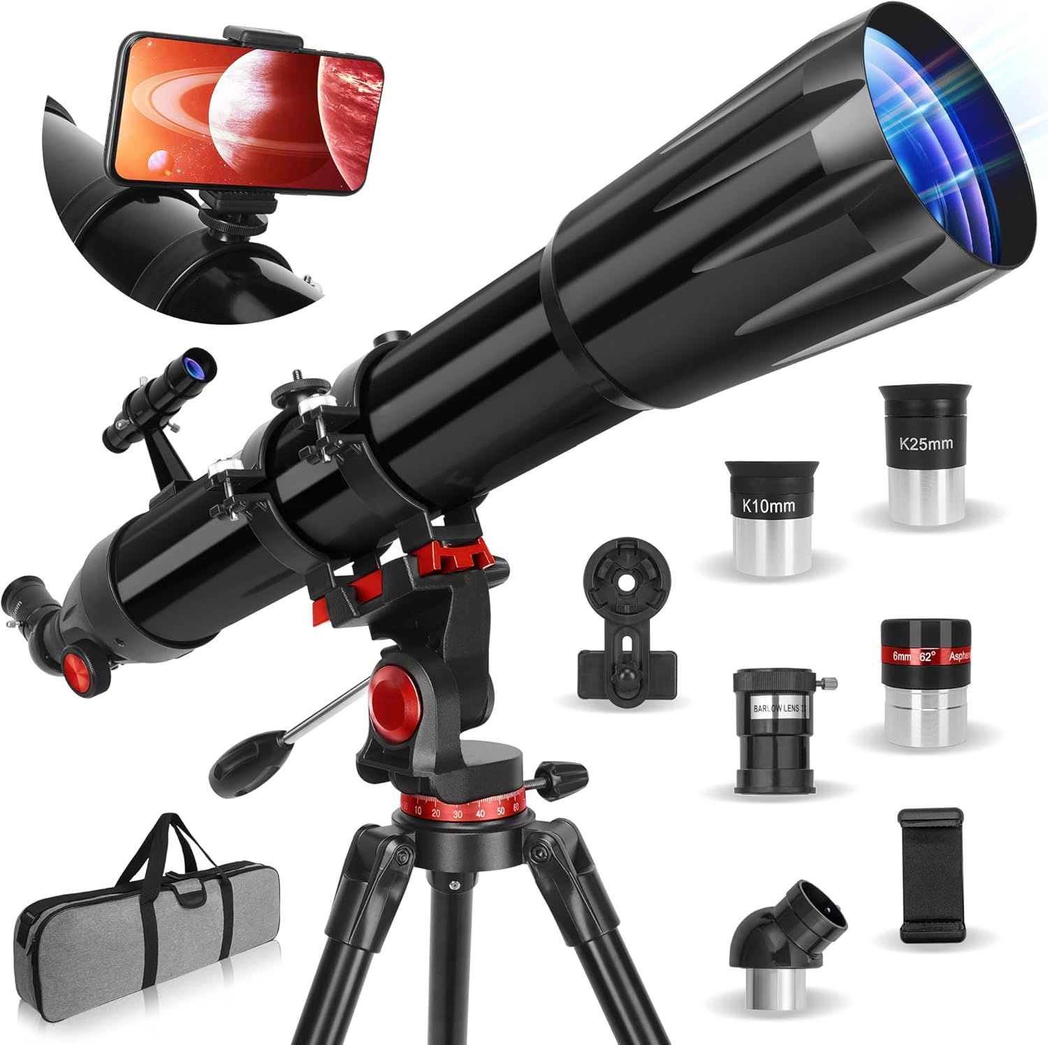 Telescope High Powered 90mm Aperture 900mm Professional Refractor Telescope