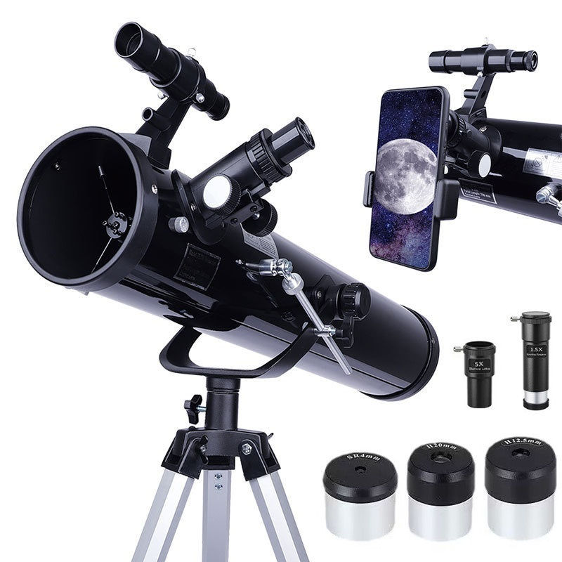 Astronomical Telescope Zoom Reflector Monocular Deep Space View Stars & Moon