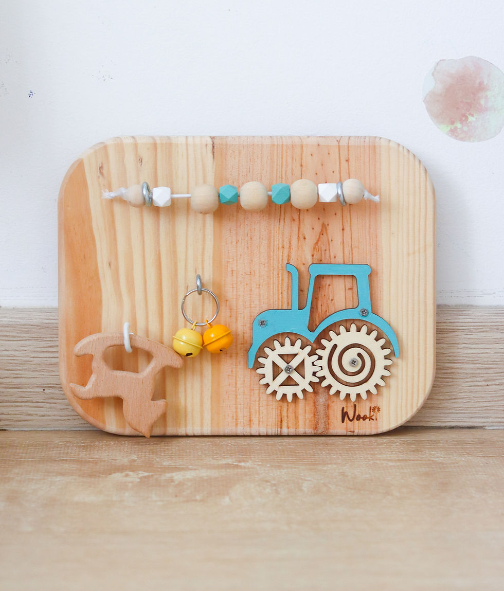 Miniatura: Painel Sensorial Montessori Personalizado