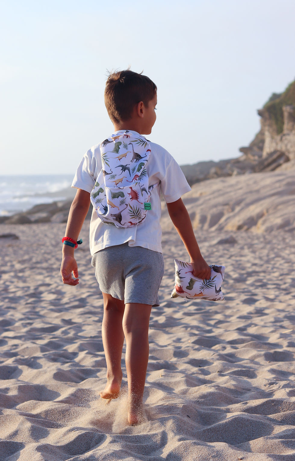 Miniatura: Mochila de Praia para criança com Rede para Areia e Almofada Portátil