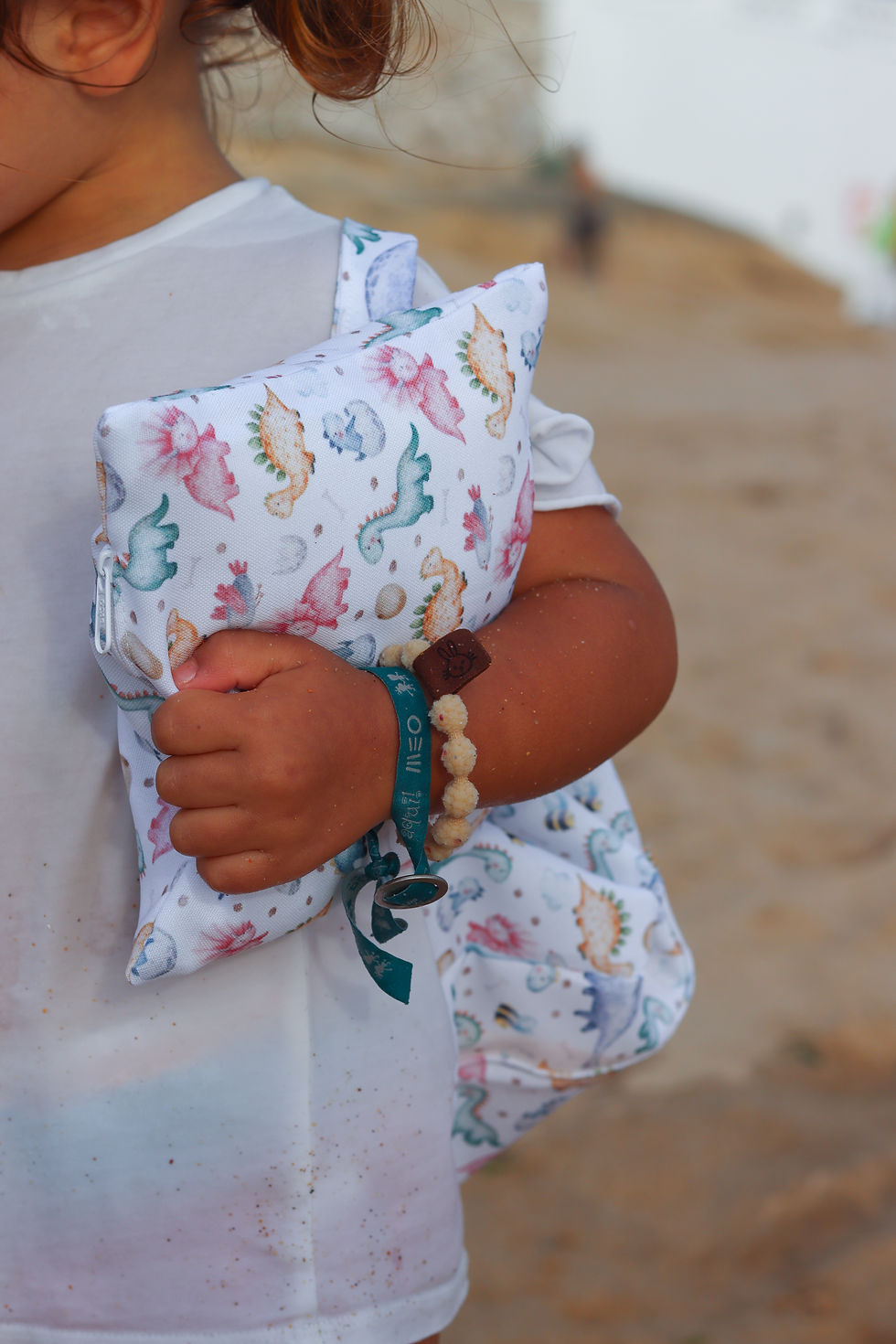 Miniatura: Mochila de Praia para criança com Rede para Areia e Almofada Portátil