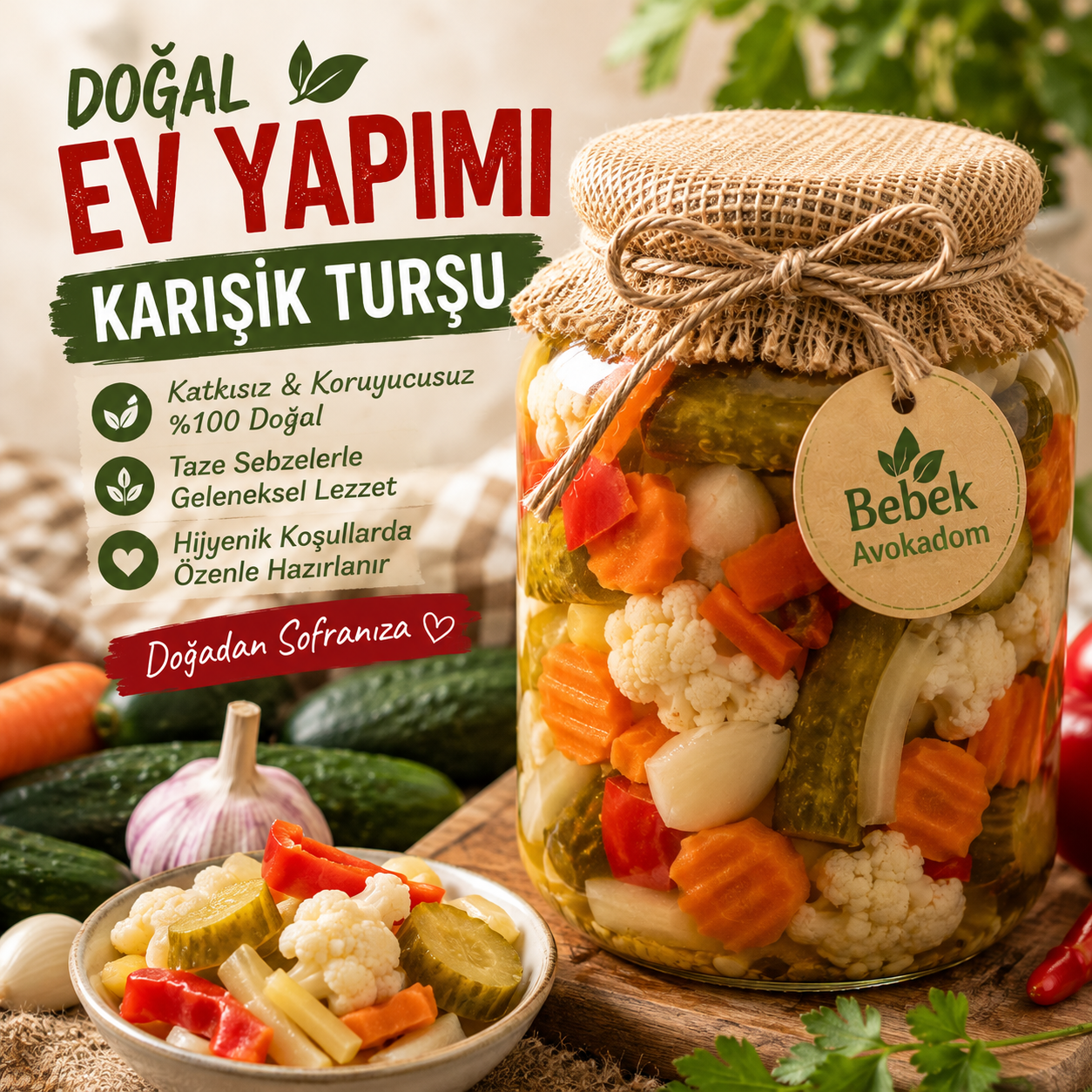 Karışık Turşu 1 Kg