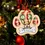 Thumbnail: Personalized Dog Christmas Ornament, Q-37