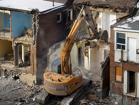 commercial old building demolition contractor near me