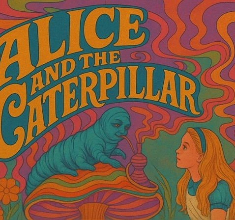 Alice and the Caterpillar image