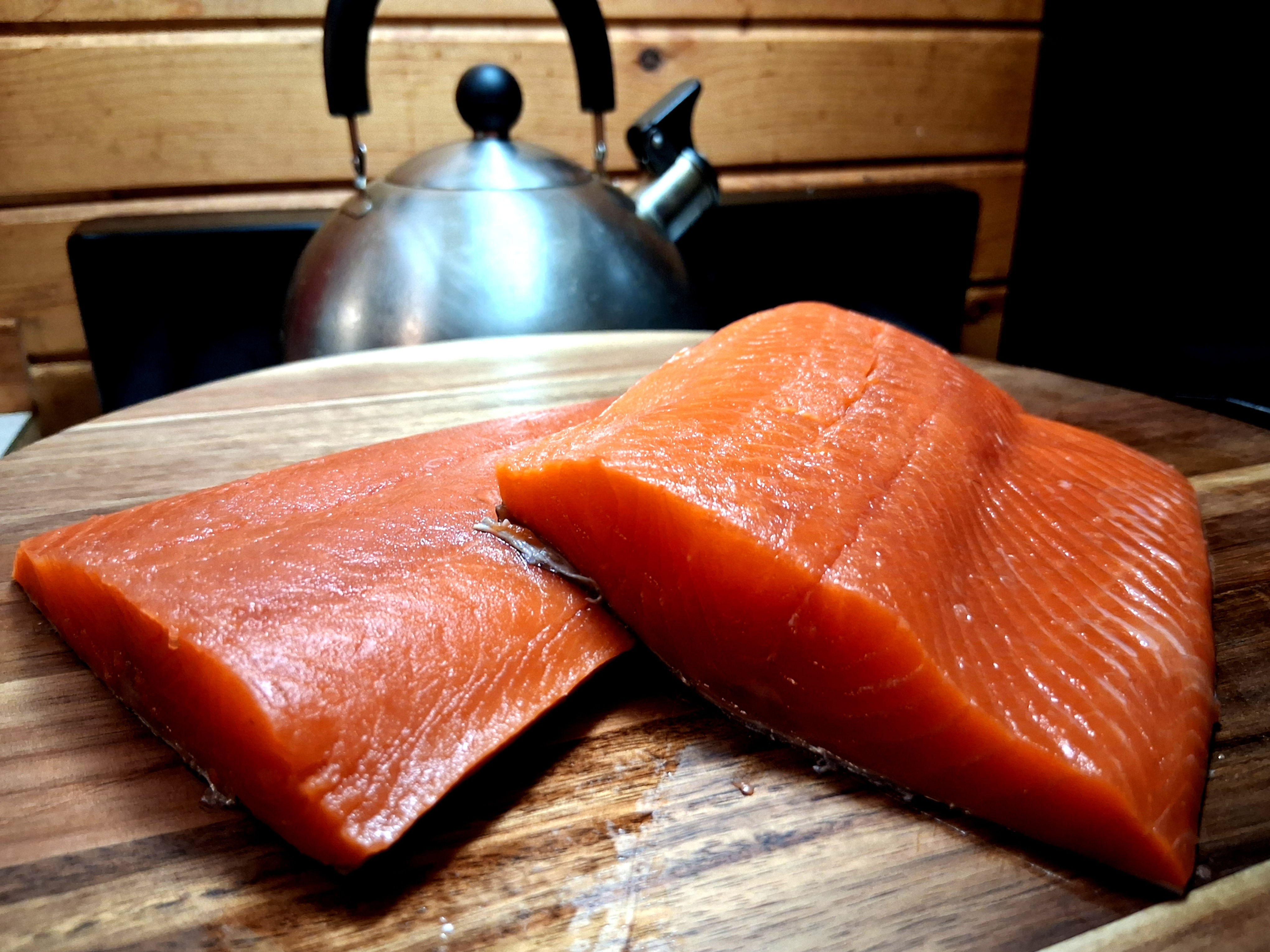 Pick Up in Alaska: Frozen Sockeye Salmon Fillets $12.99/lb for 25 lb box