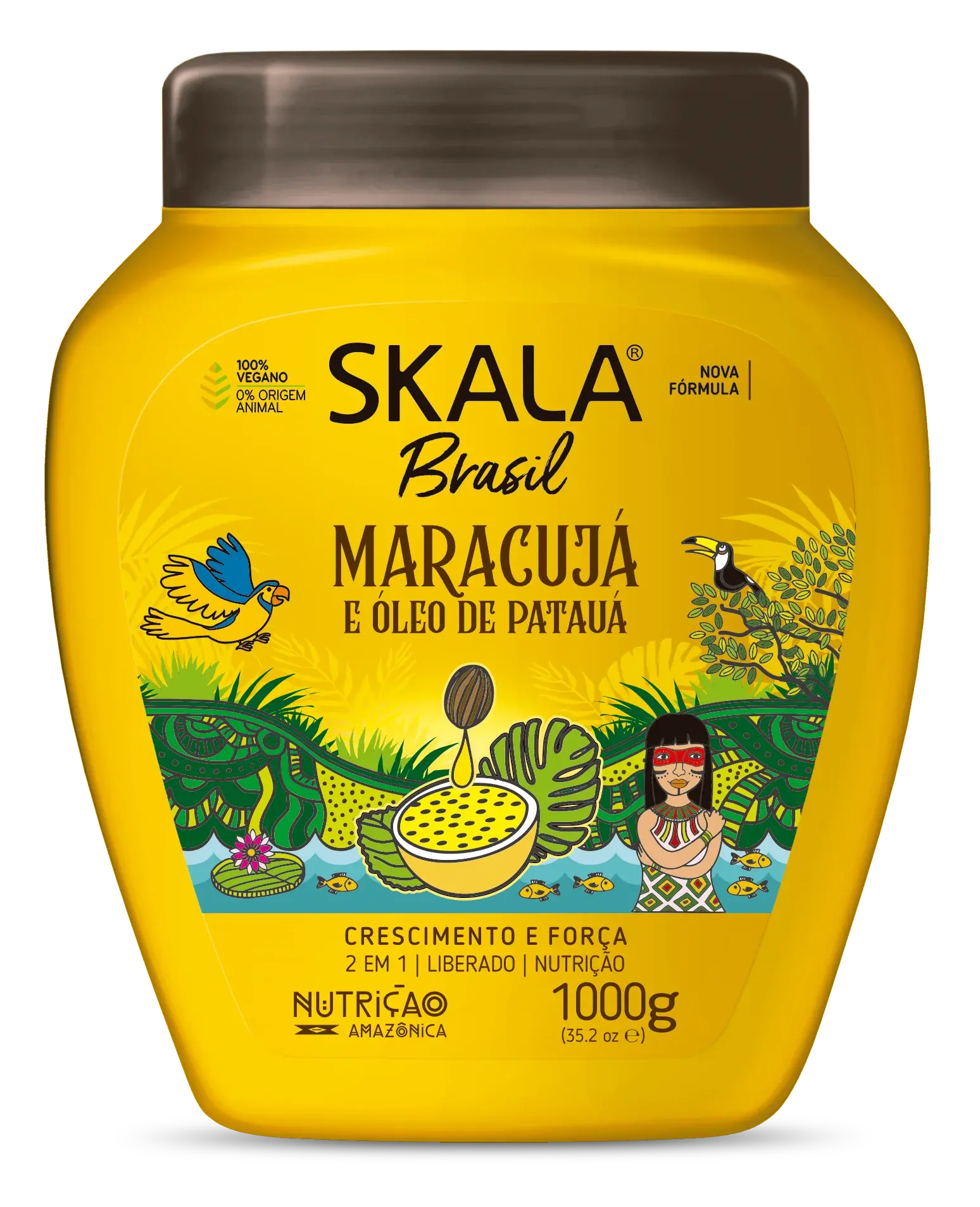 Skala 2in1 Cream & Leave in Maracuja e Oléo de Pataua