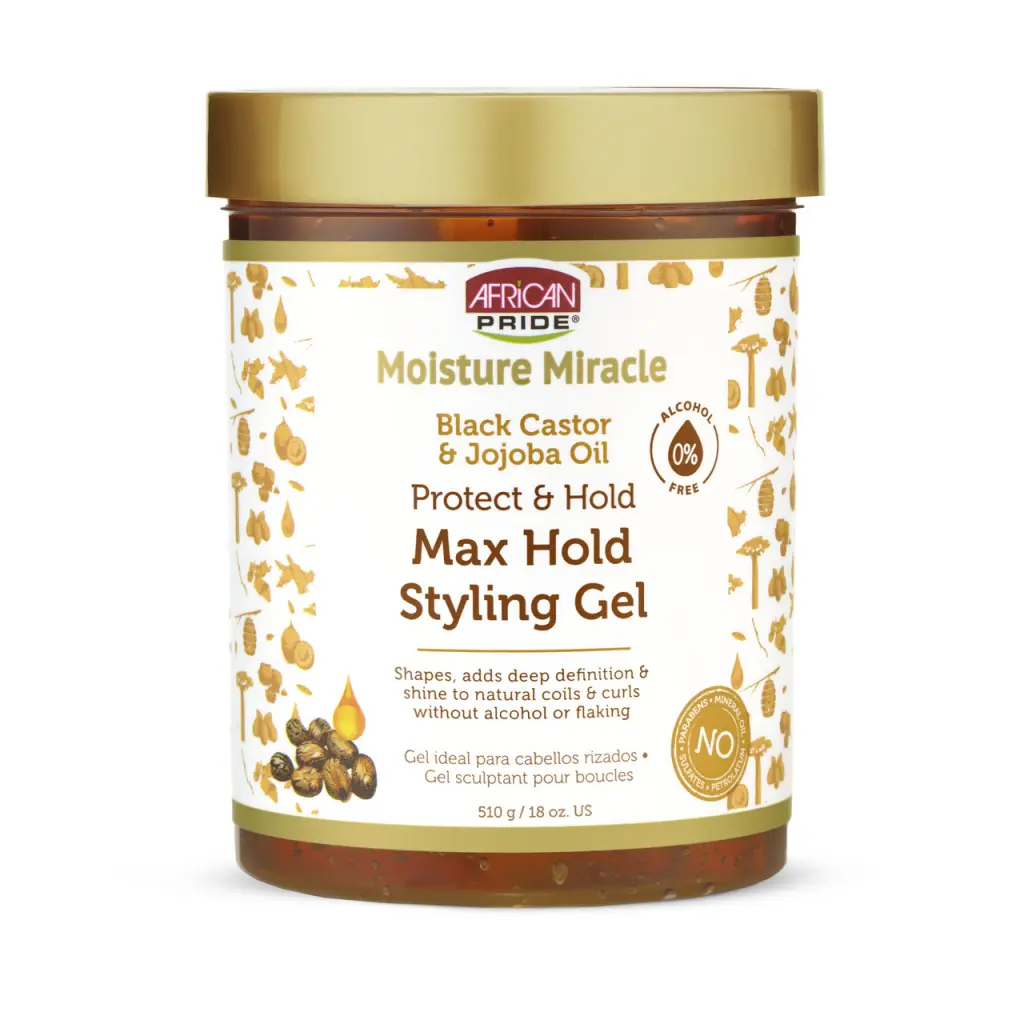 African Pride Moisture Miracle Max Hold Styling Gel