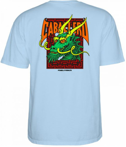 Light Blue - Powell Peralta Steve Caballero Street Dragon T-shirt