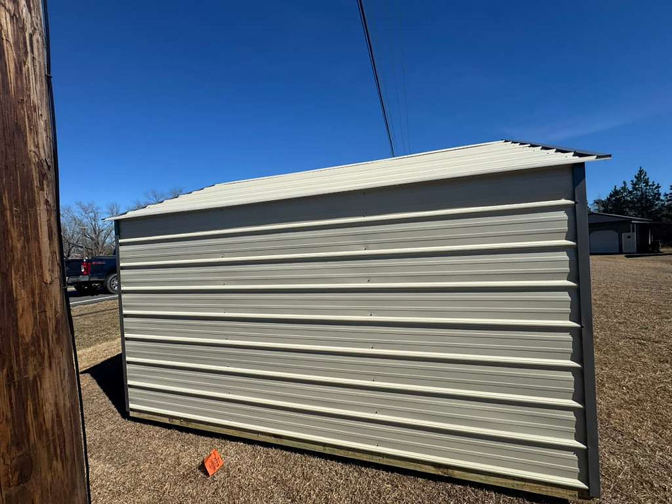 Thumbnail: 10x12 Stone Economy Metal Utility