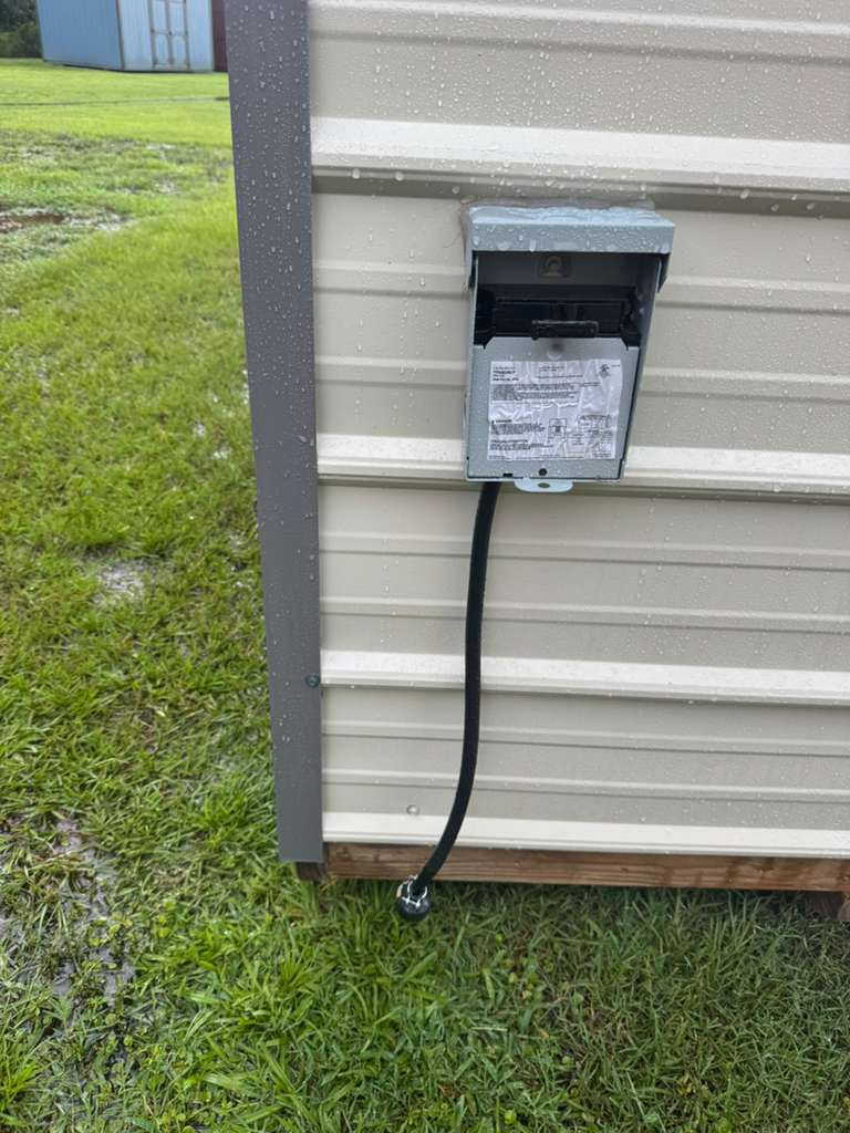 Thumbnail: 10x16 Stone Economy Metal Utility w/ Charcoal trim
