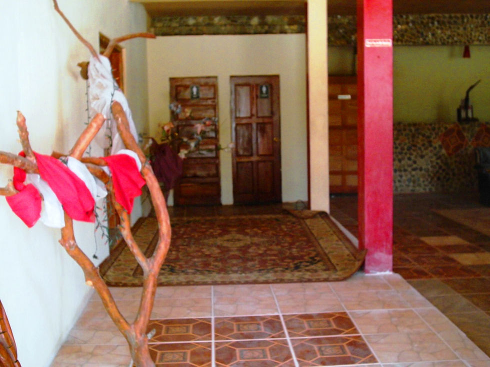 Super Palm Resort Newest art work lobby very welcoming.JPG