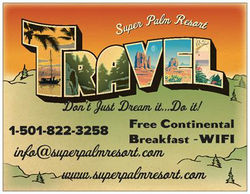 Super Palm Resort Post card
