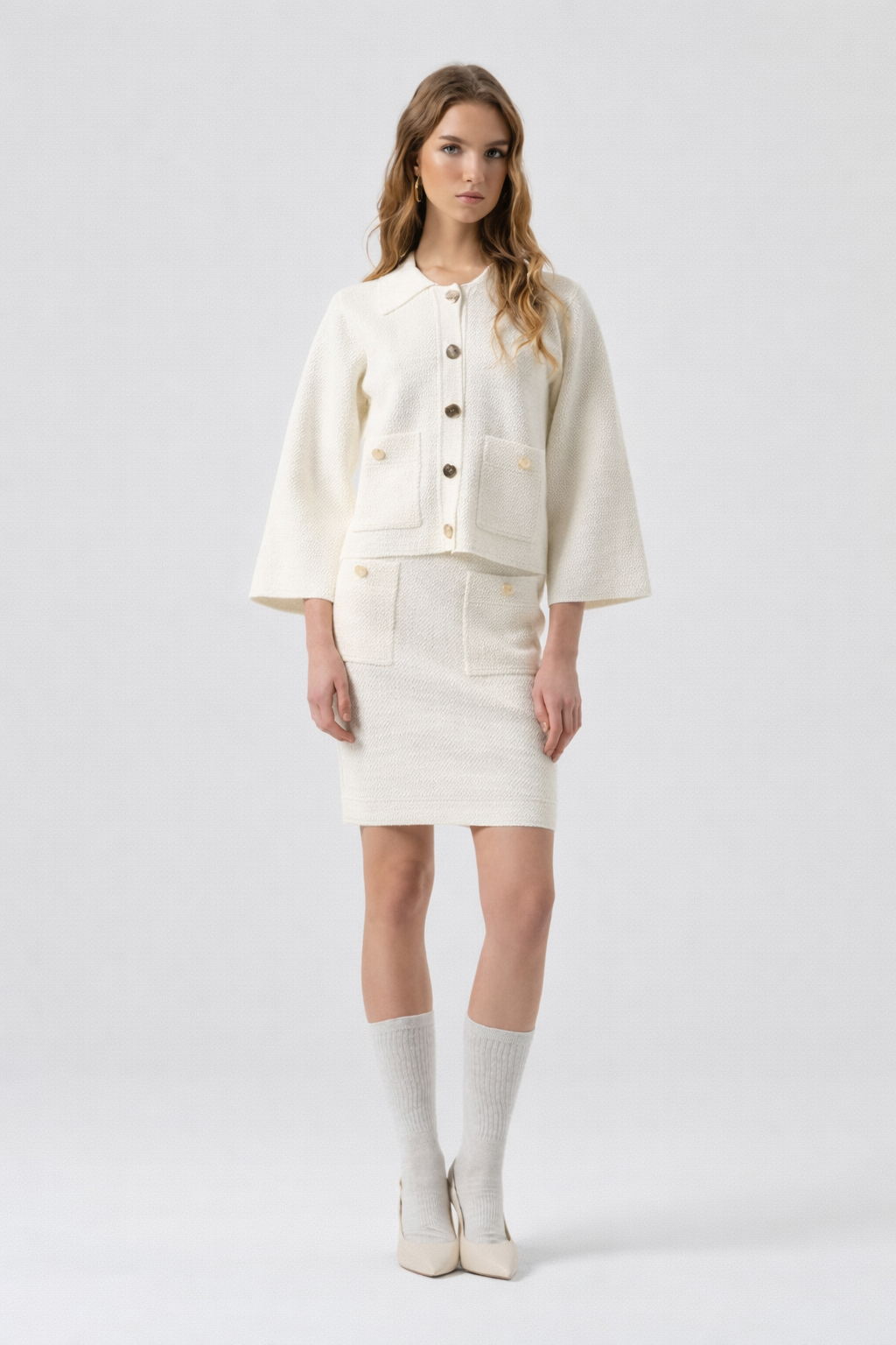 Dámský krémový cardigen FRACOMINA