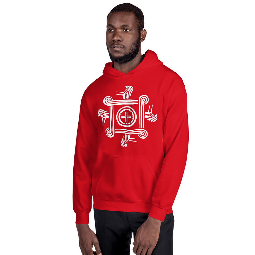 Thumbnail: Woodpecker with Looped Square Hoodie
