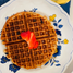 Whole Grain Strawberry Waffles
