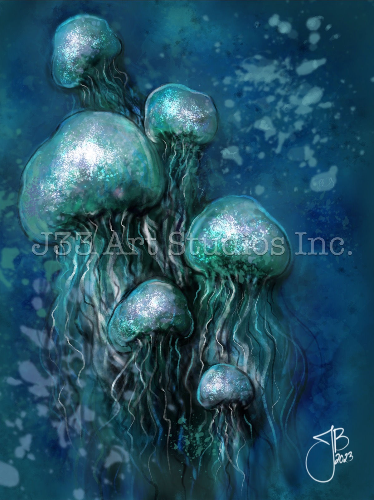 Turquoise Jellyfish