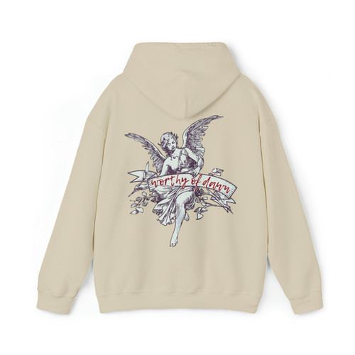 Unisex W.O.D. Psalms 53 Angel Sweatshirt | worthy of dawn