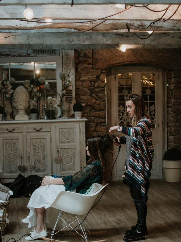 Mise en beauté par Toute Belle à domicile