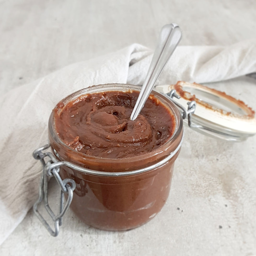 Choklad- & hasselnötskräm (vegansk, lchf & paleo)