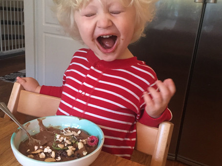 Smoothiebowl med choklad