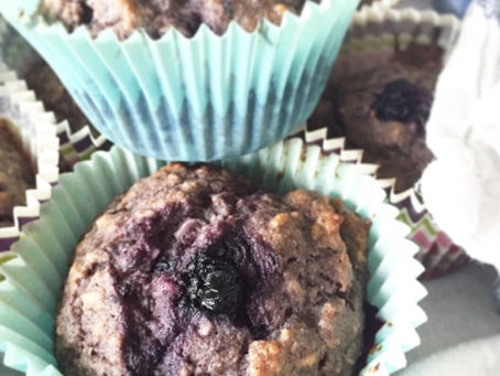 Godaste blåbärsmuffins (paleo)