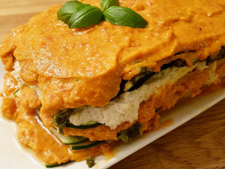 Rawfood lasagne