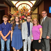 A picture of the Roberts family together.