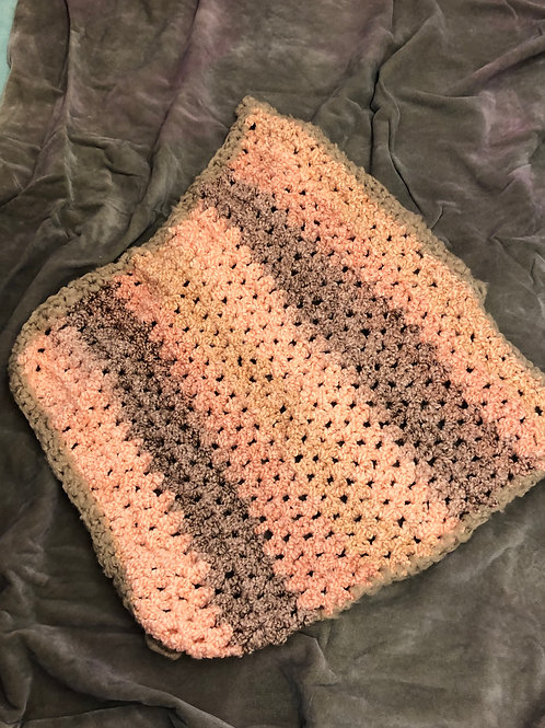 Baby blanket- Mohair edging