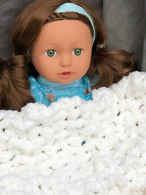 White Car Seat Blanket