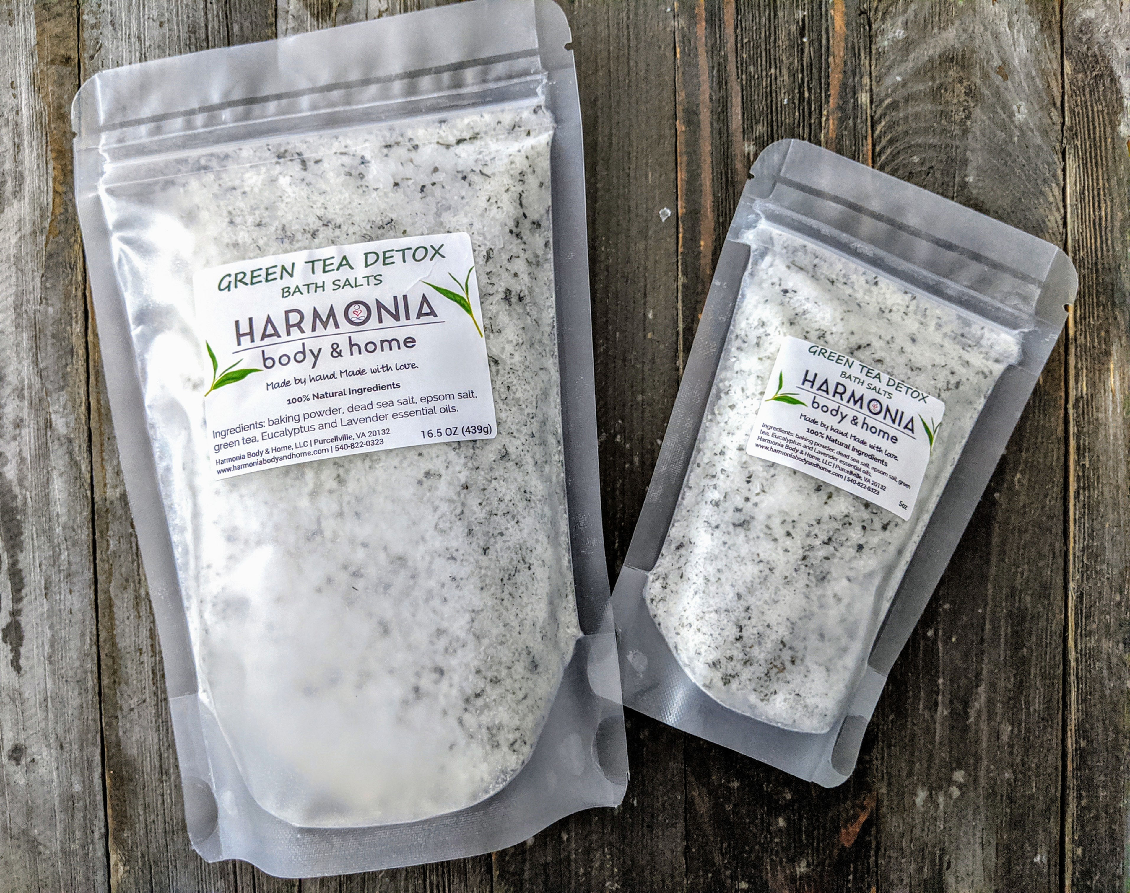 Green Tea Detox Salt Soak