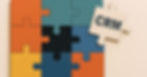 Puzzle showing a missing piece labeled CRM, representing disconnected systems in professional services firms.