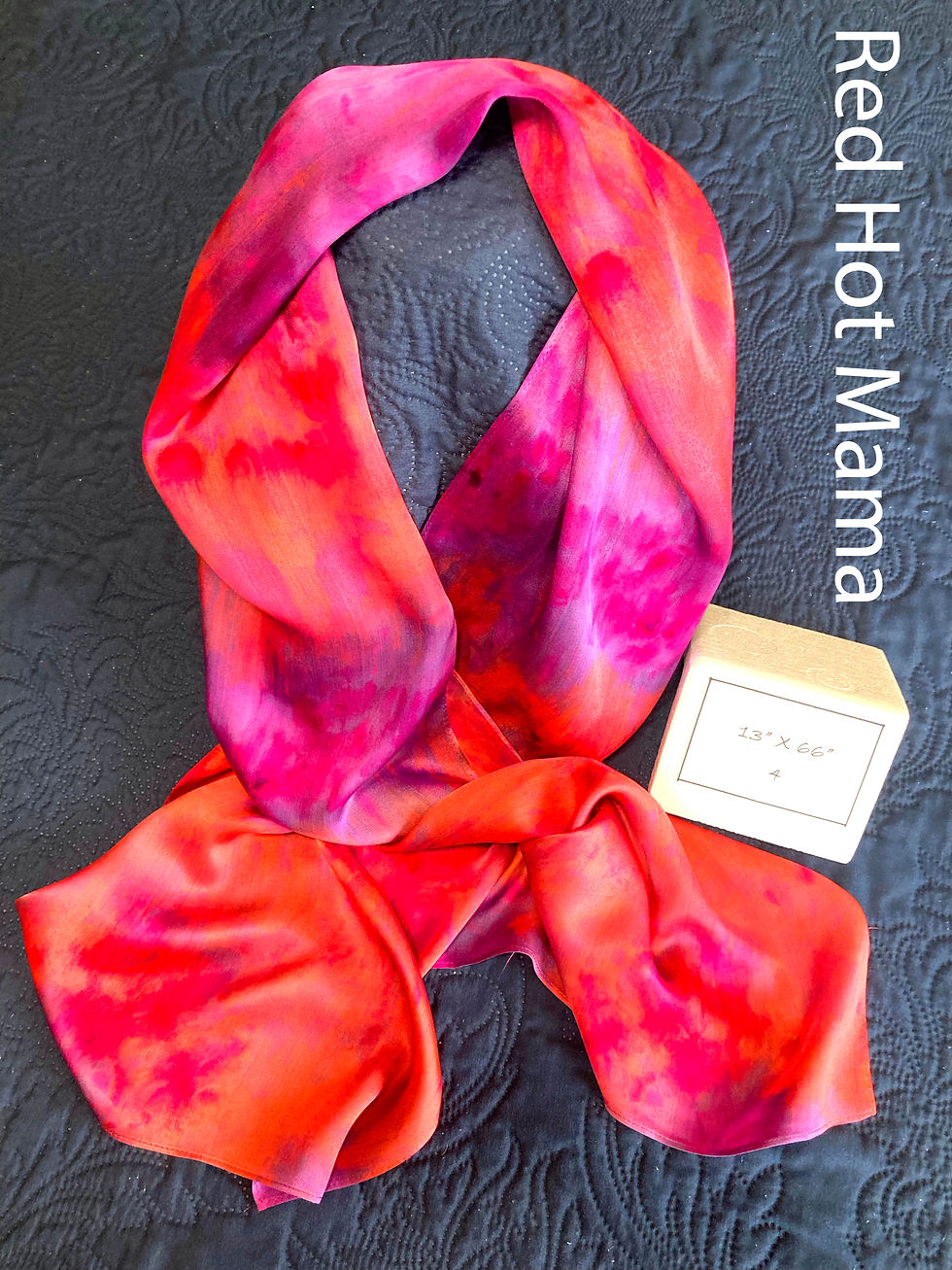 Thumbnail: Michy's Silks Ice Dyed Scarves