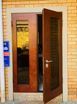 French double door
